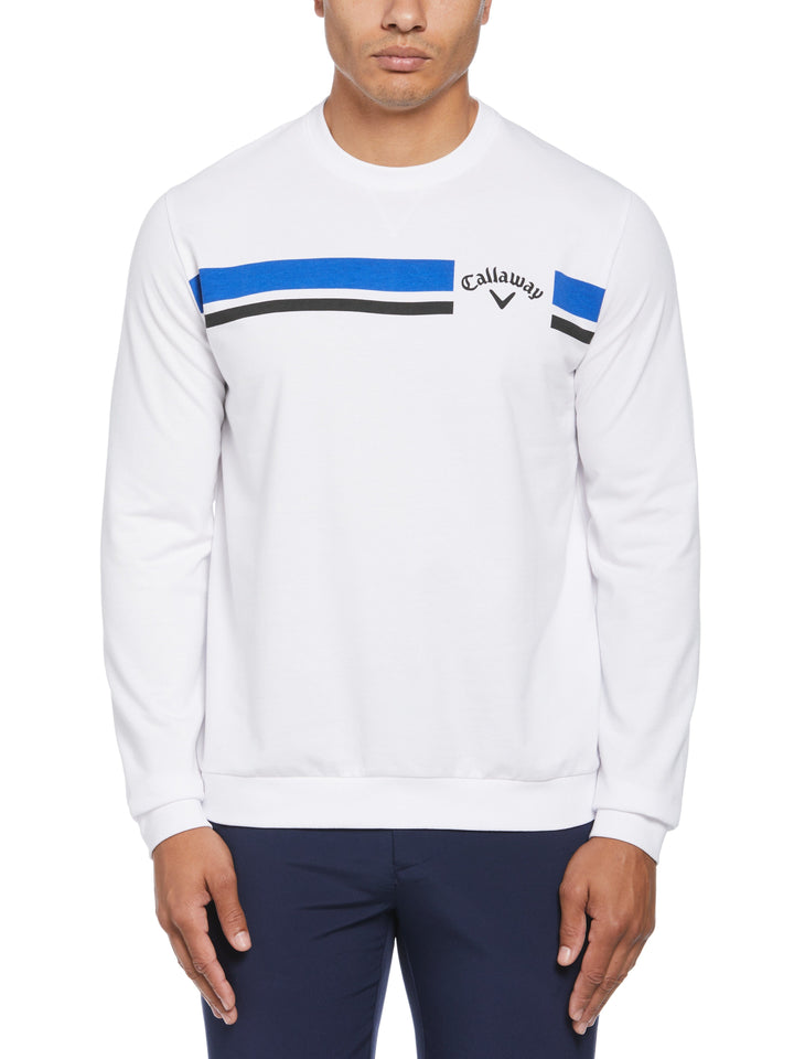 Golf Print Golf Sweatshirt (Bright White) 