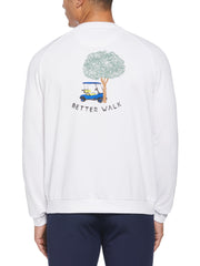 Golf Print Golf Sweatshirt (Bright White) 