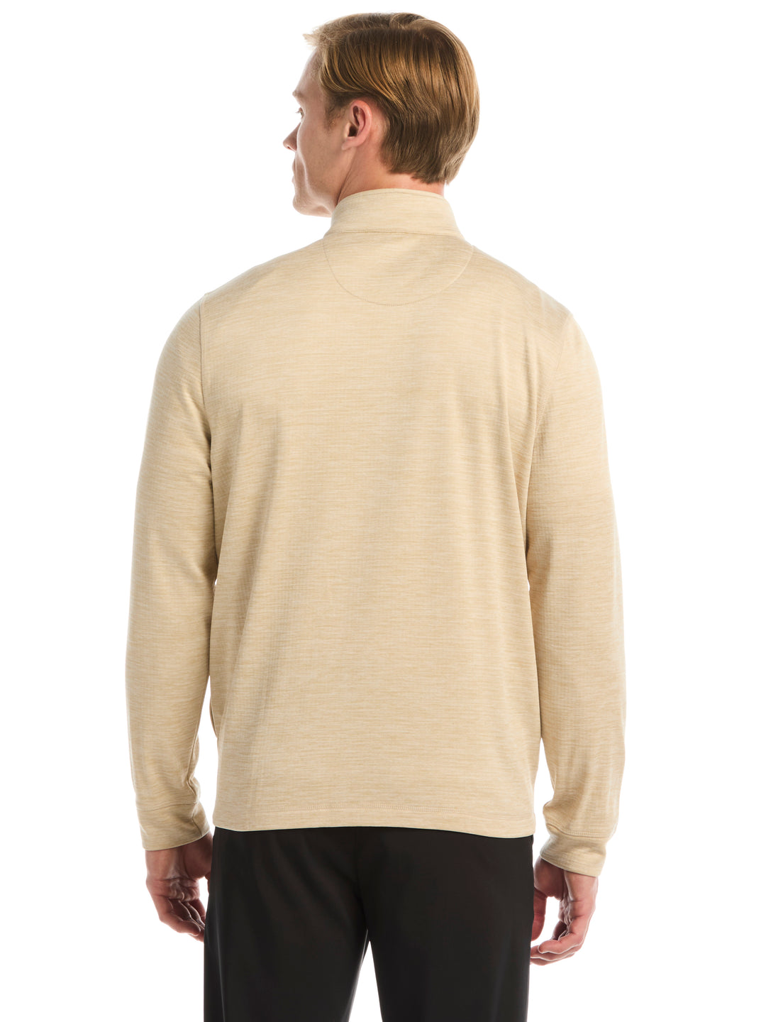 Mens Grid Fleece Back Heather Full Zip Jacket-Jackets-Callaway