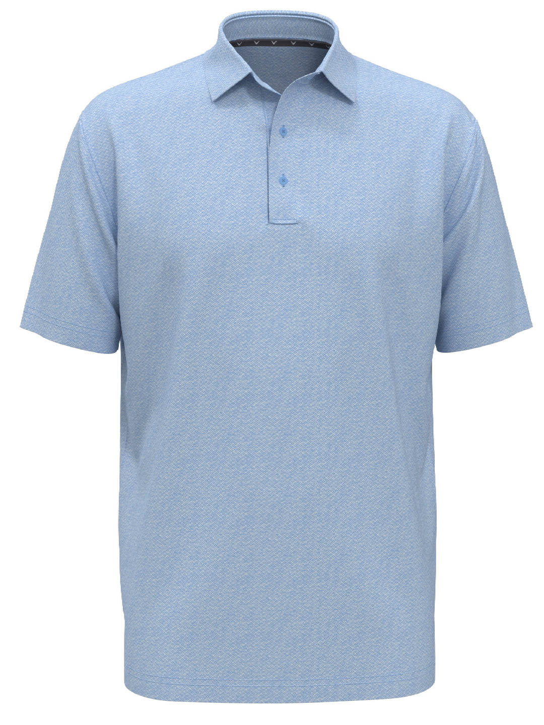 Heather Geo Print Golf Polo (Comet Sea Star)