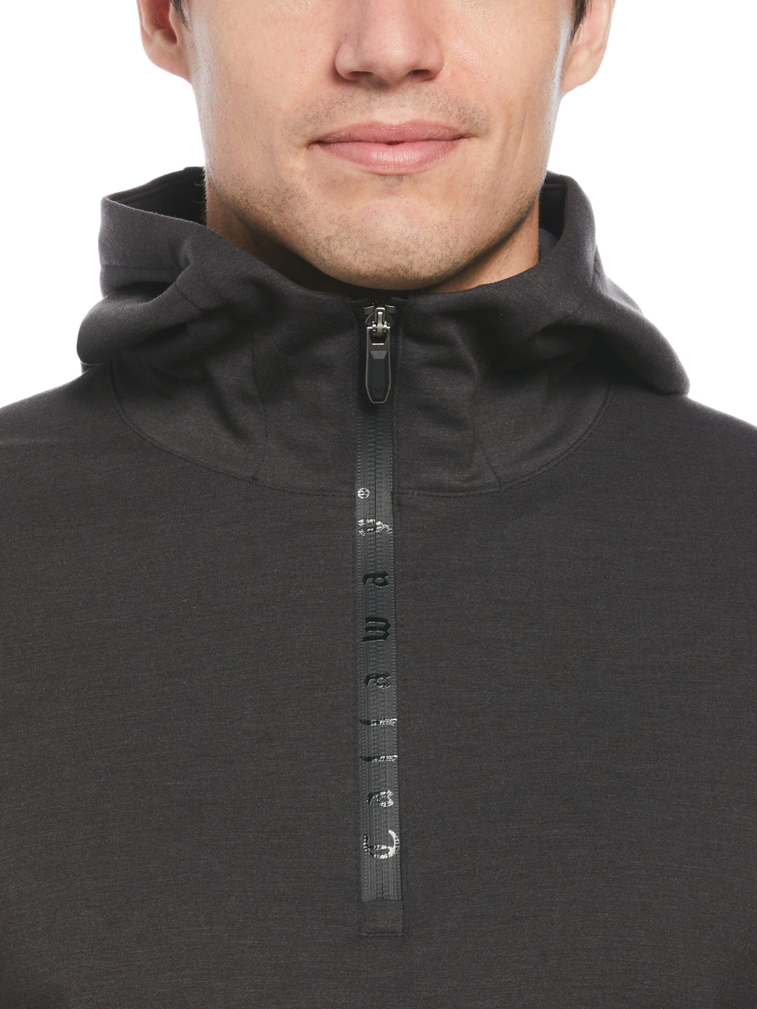 Mens Heathered Premium Half Zip Golf Hoodie-Jackets-Callaway