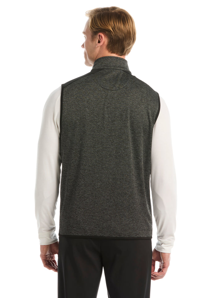 Mens Herringbone Midweight Full Zip Vest-Vests-Callaway