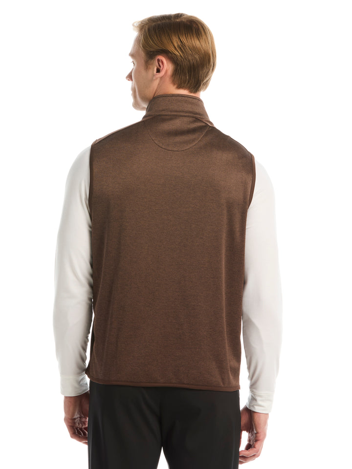 Mens Herringbone Midweight Full Zip Vest-Vests-Callaway