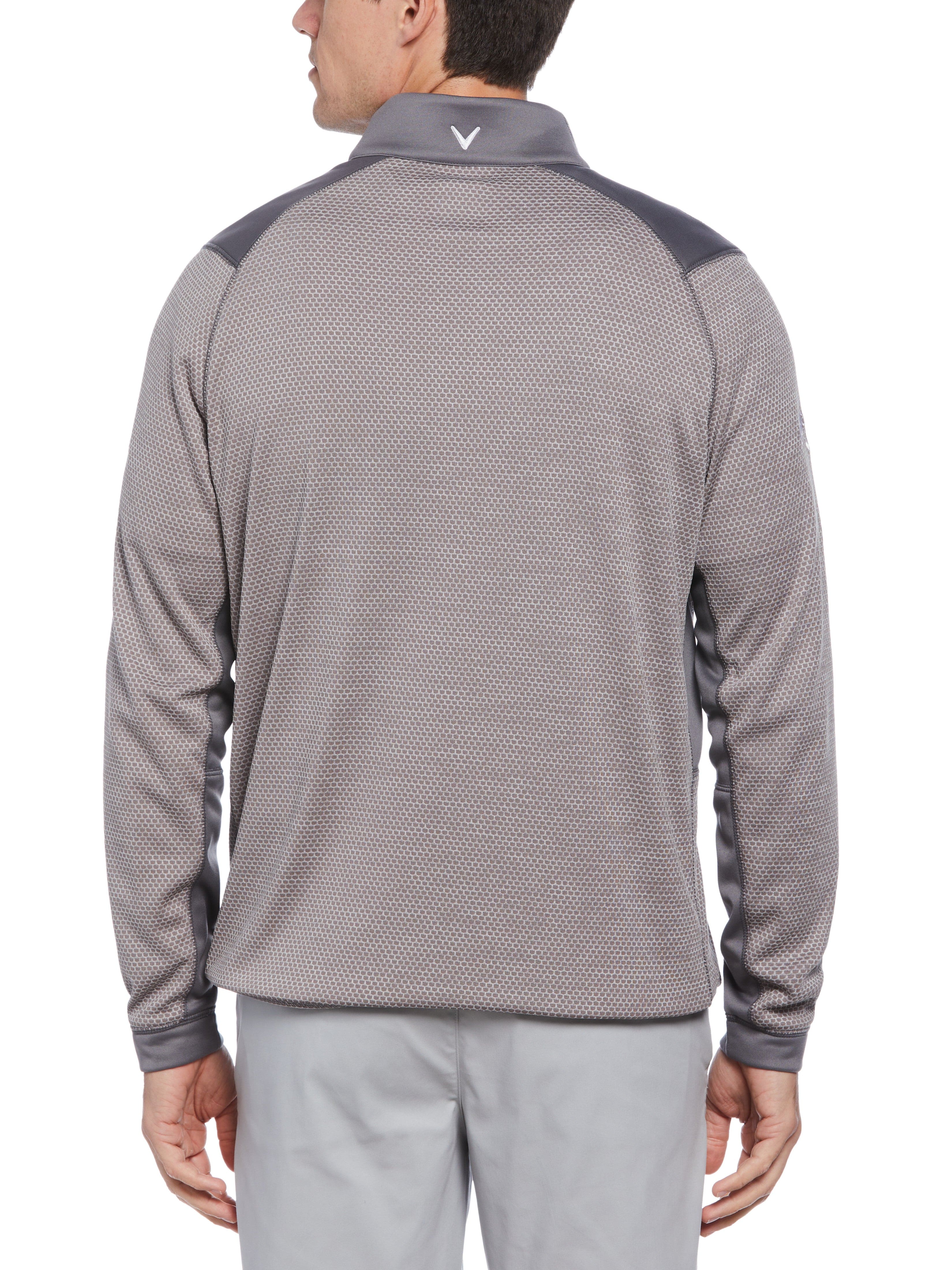 Mens Hexagon Textured 1/2 Zip Base Layer Golf Top – Callaway Apparel