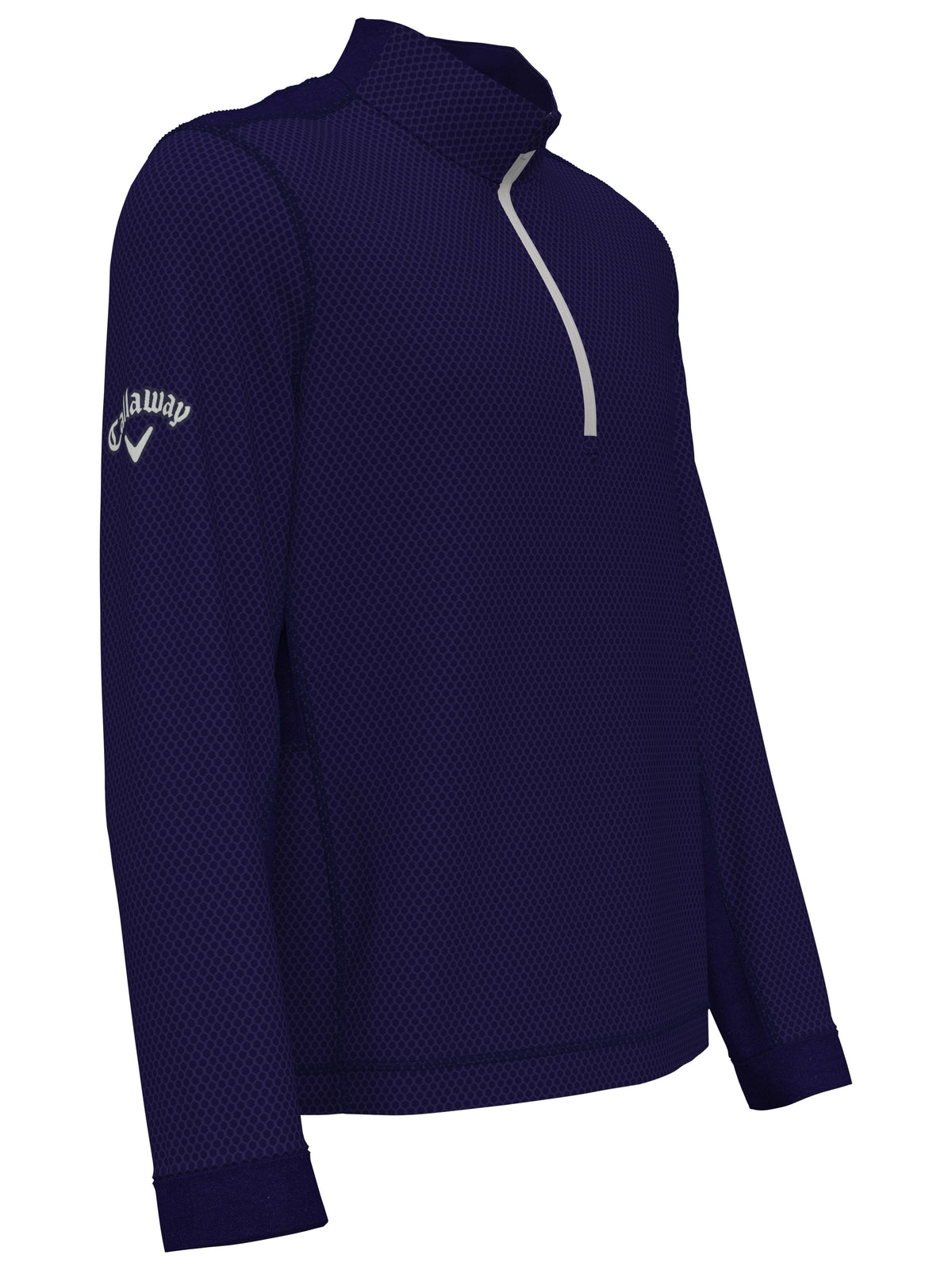 Mens Hexagon Textured Half Zip Base Layer Golf Top – Callaway Apparel