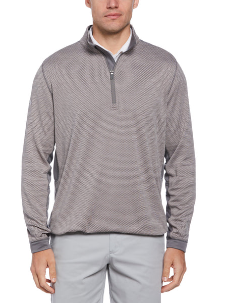 Mens-Hexagon-Textured-Half-Zip