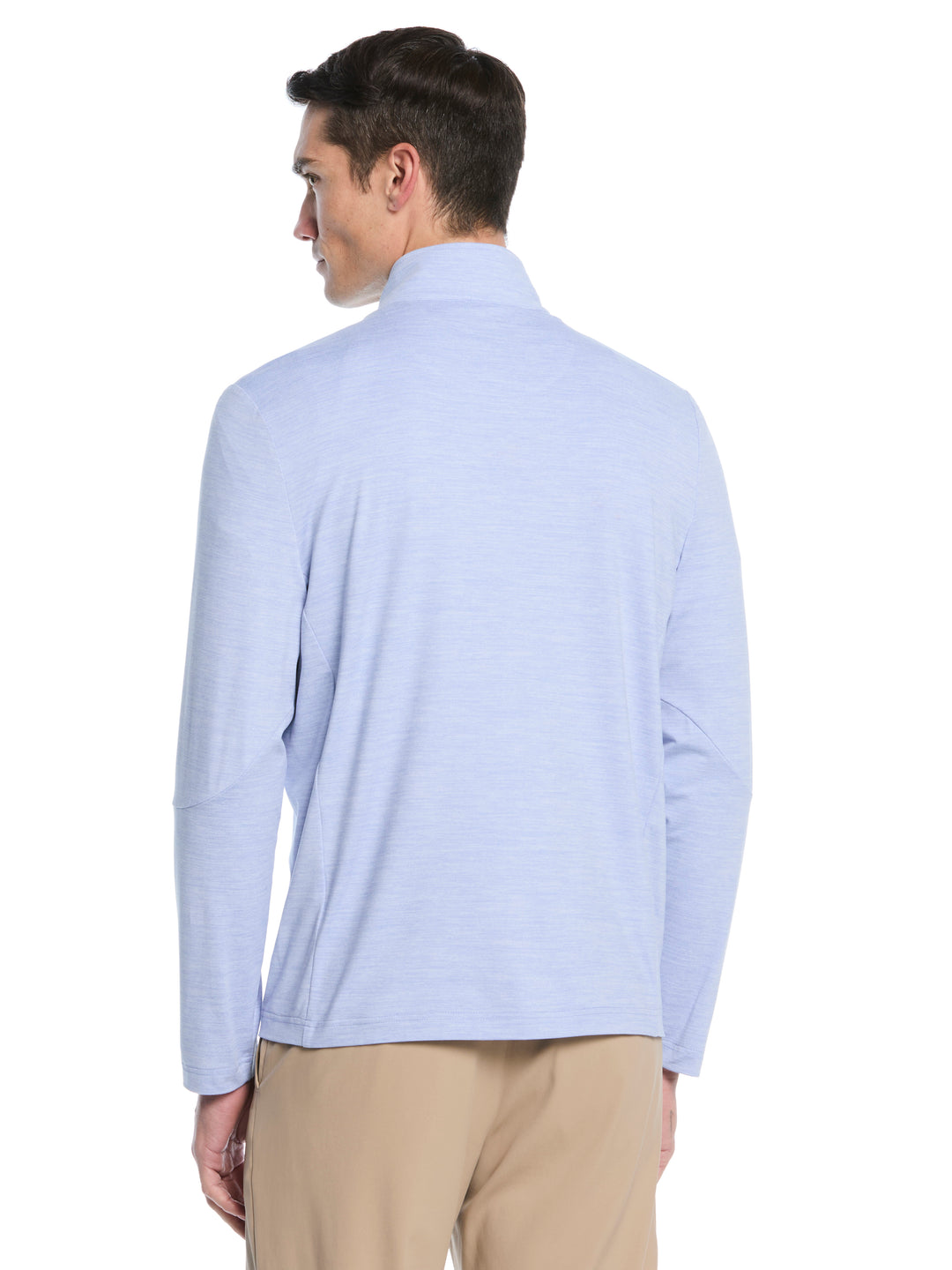 Lightweight 1/4 Zip Golf Pullover (Chambray Htr) 
