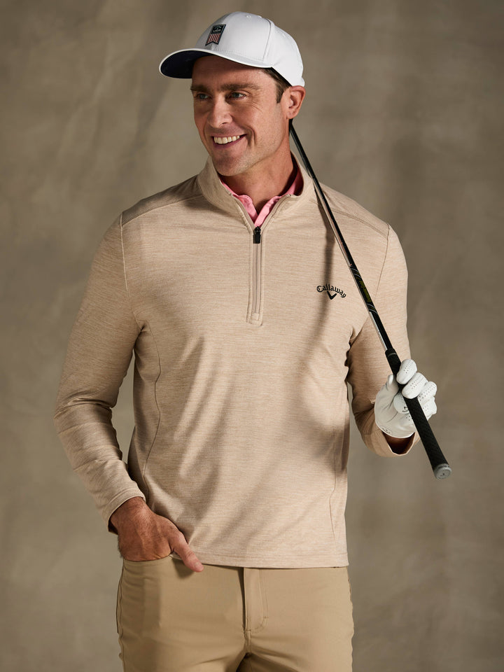 Mens Lightweight Quarter Zip Golf Pullover-Pullovers-Callaway