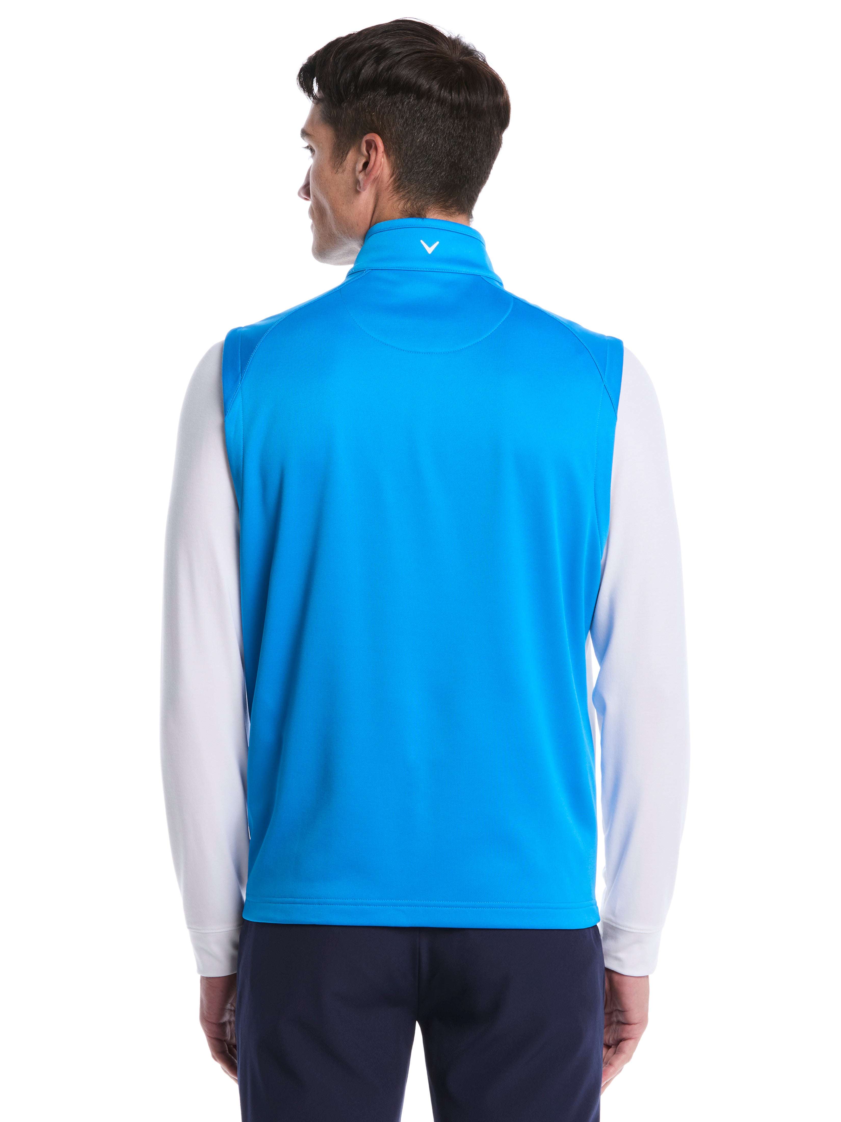 Mens Lightweight Full Zip Knit Vest – Callaway Apparel