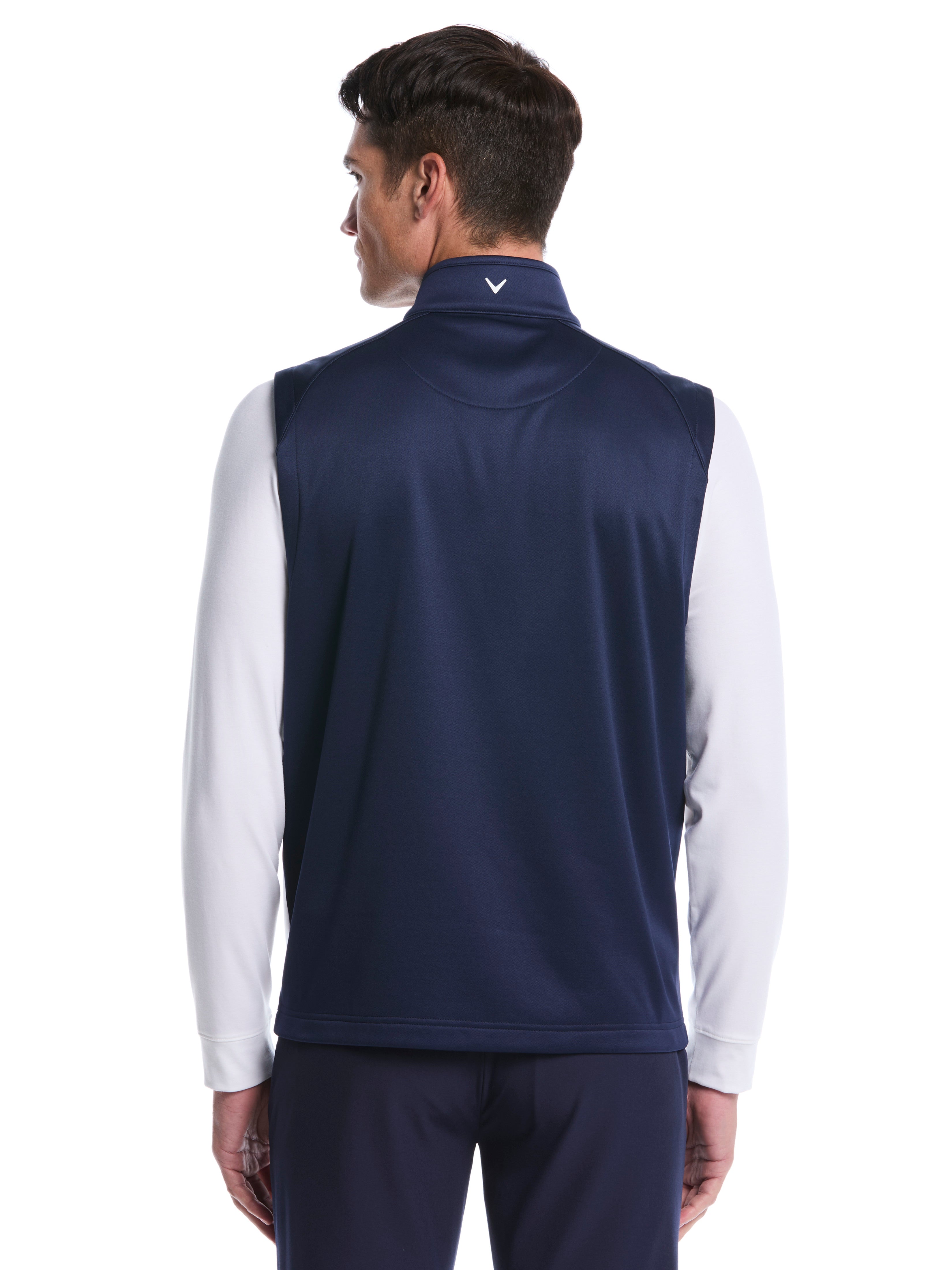 Mens Lightweight Full Zip Knit Vest – Callaway Apparel