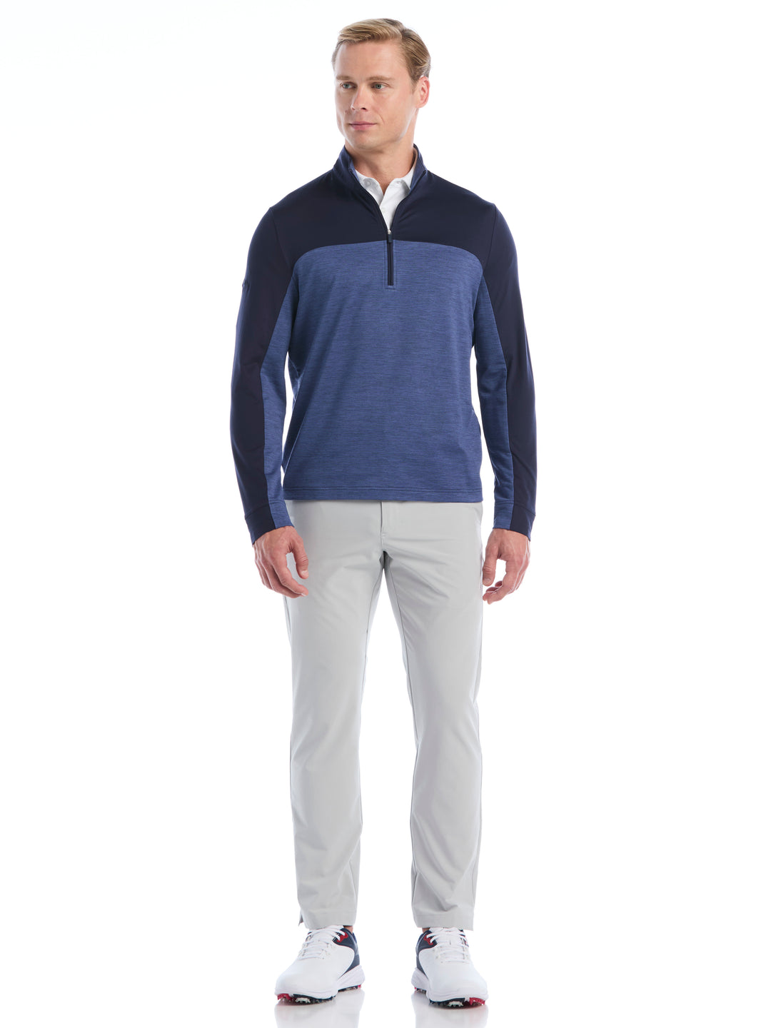 Mens Lightweight Lux Touch Quarter Zip-Pullovers-Callaway