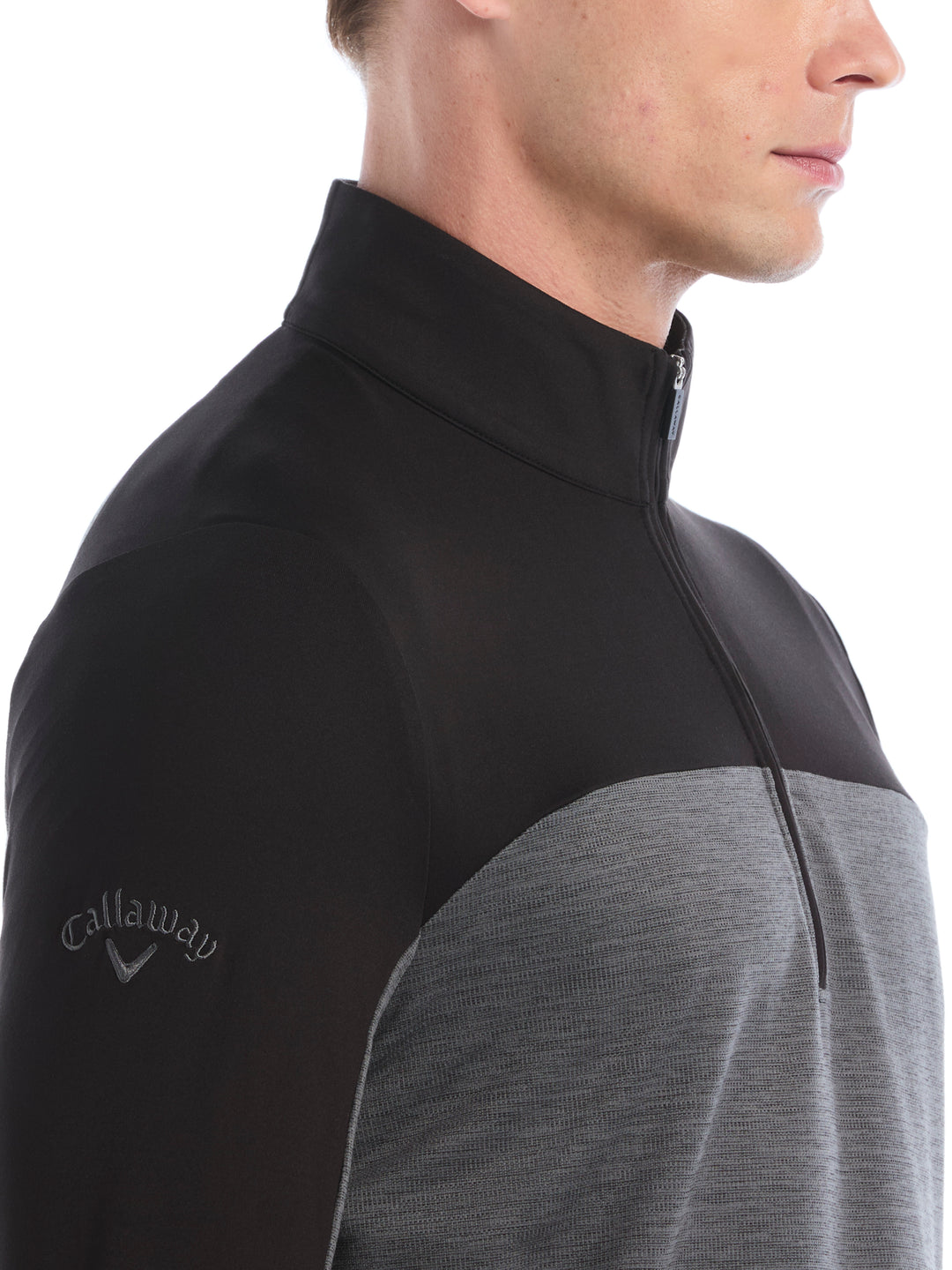 Mens Lightweight Lux Touch Quarter Zip-Pullovers-Callaway