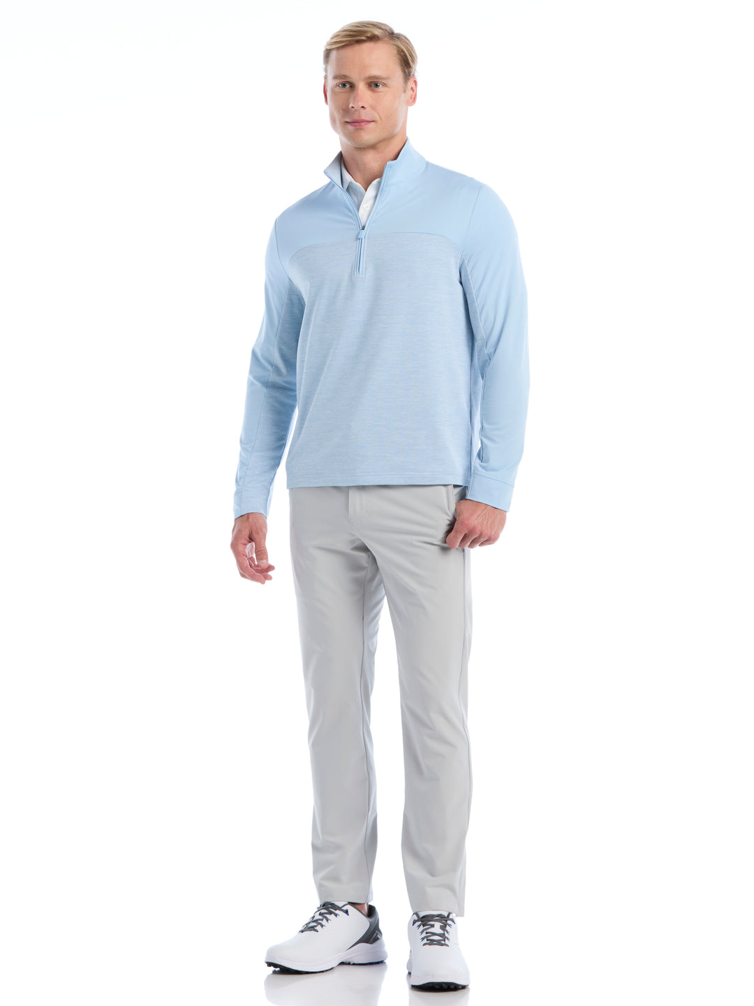 Mens Lightweight Lux Touch Quarter Zip-Pullovers-Callaway