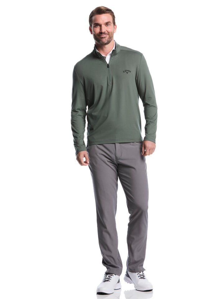 Lightweight 1/4 Zip Golf Pullover (Dark Forest) 