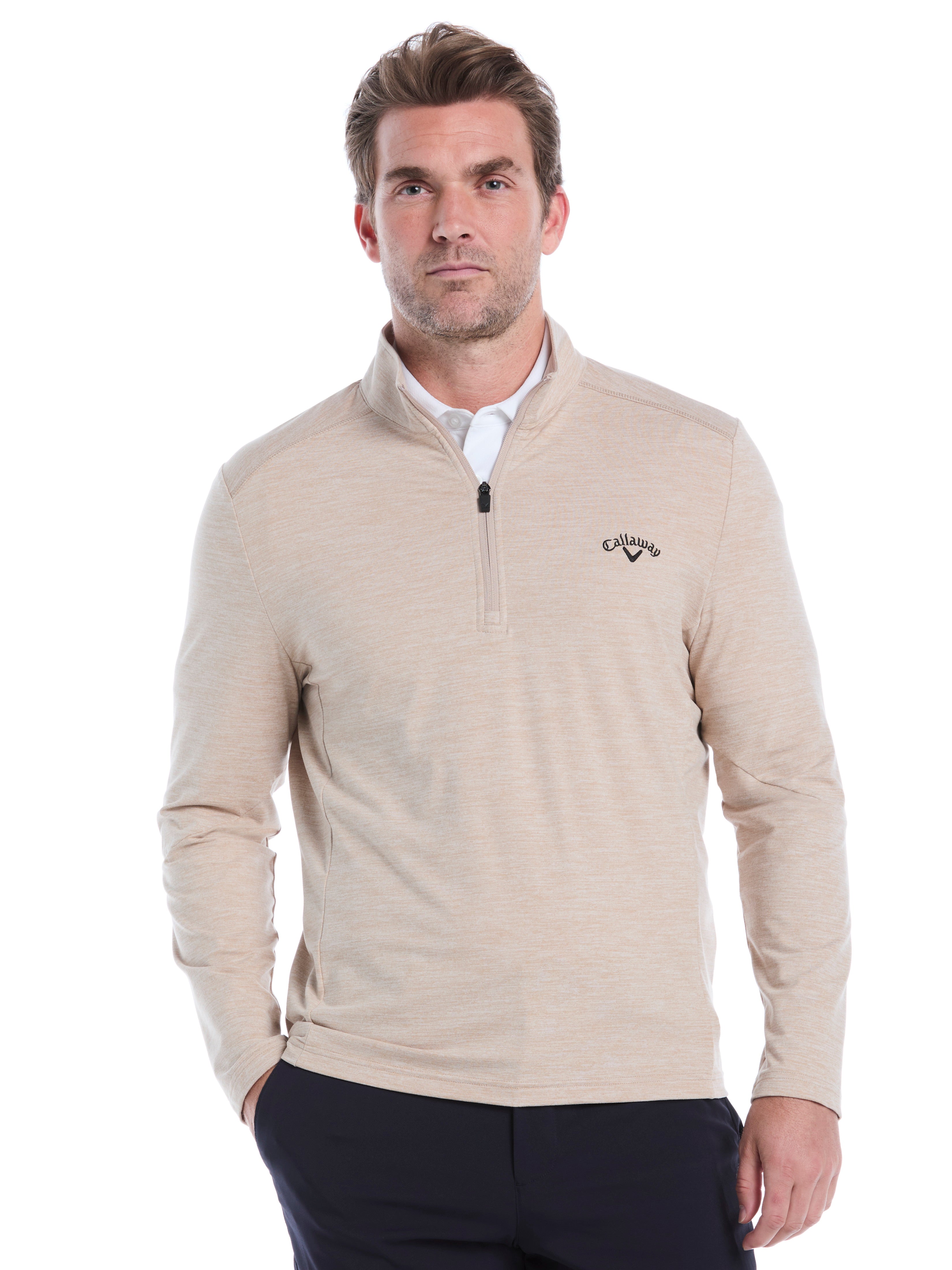 Mens Lightweight Quarter Zip Golf Pullover – Callaway Apparel