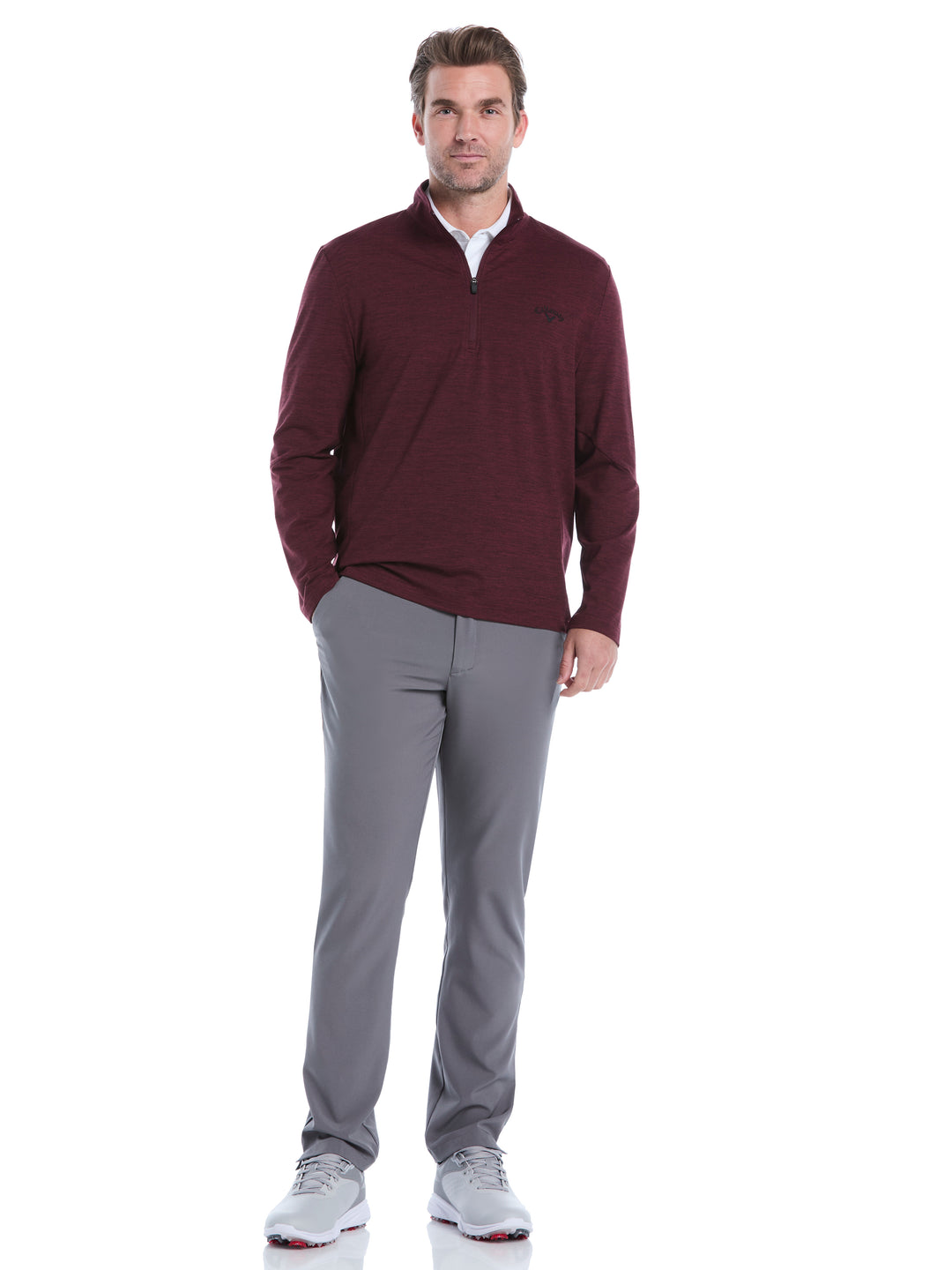 Mens Lightweight 1/4 Zip Golf Pullover-Jackets-Callaway