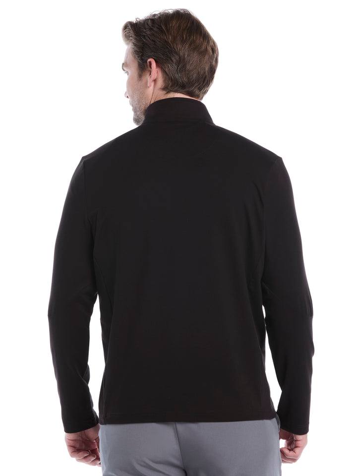 Lightweight 1/4 Zip Golf Pullover (Caviar) 