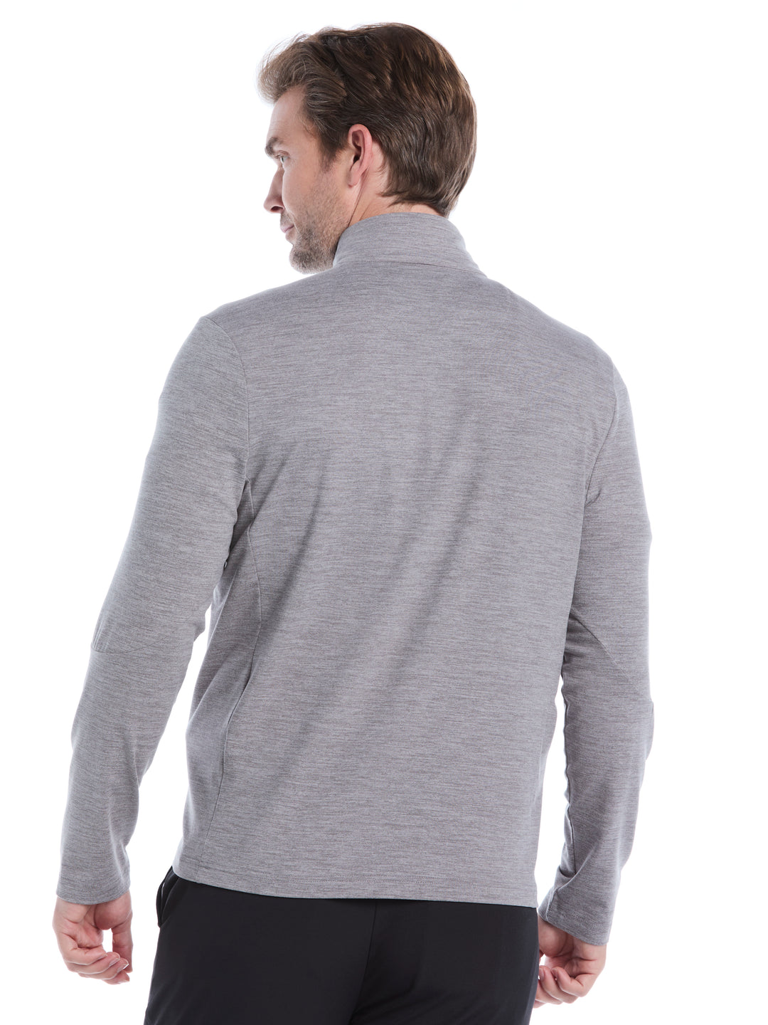 Lightweight 1/4 Zip Golf Pullover (Quiet Shade Htr) 