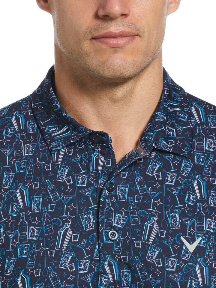 Mens Linear Cocktail Polo-Polos-Callaway