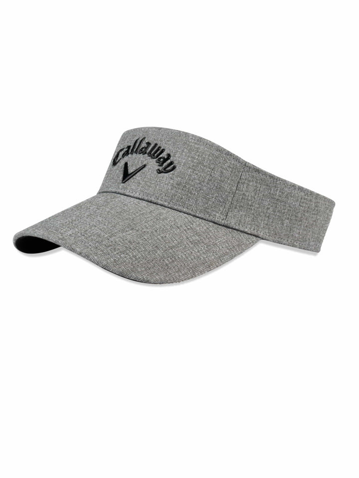 Mens Liquid Metal Golf Visor-Hats-Grey/Black-OS-Callaway