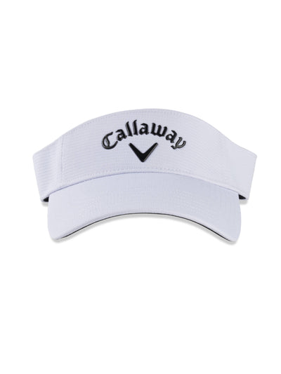 Mens Liquid Metal Golf Visor-Hats-White/Black-OS-Callaway