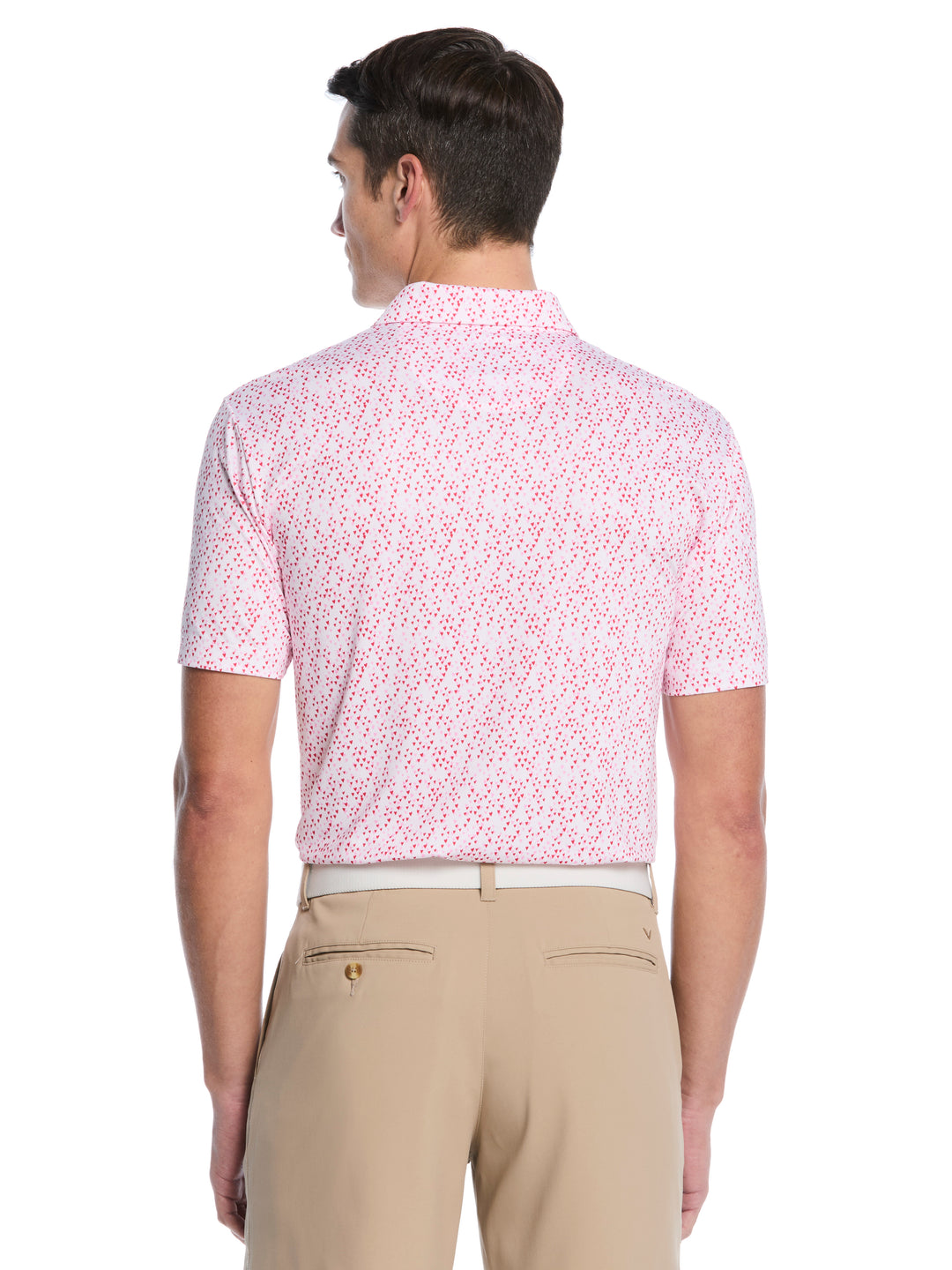Mens Love Funfetti Print Polo-Polos-Callaway