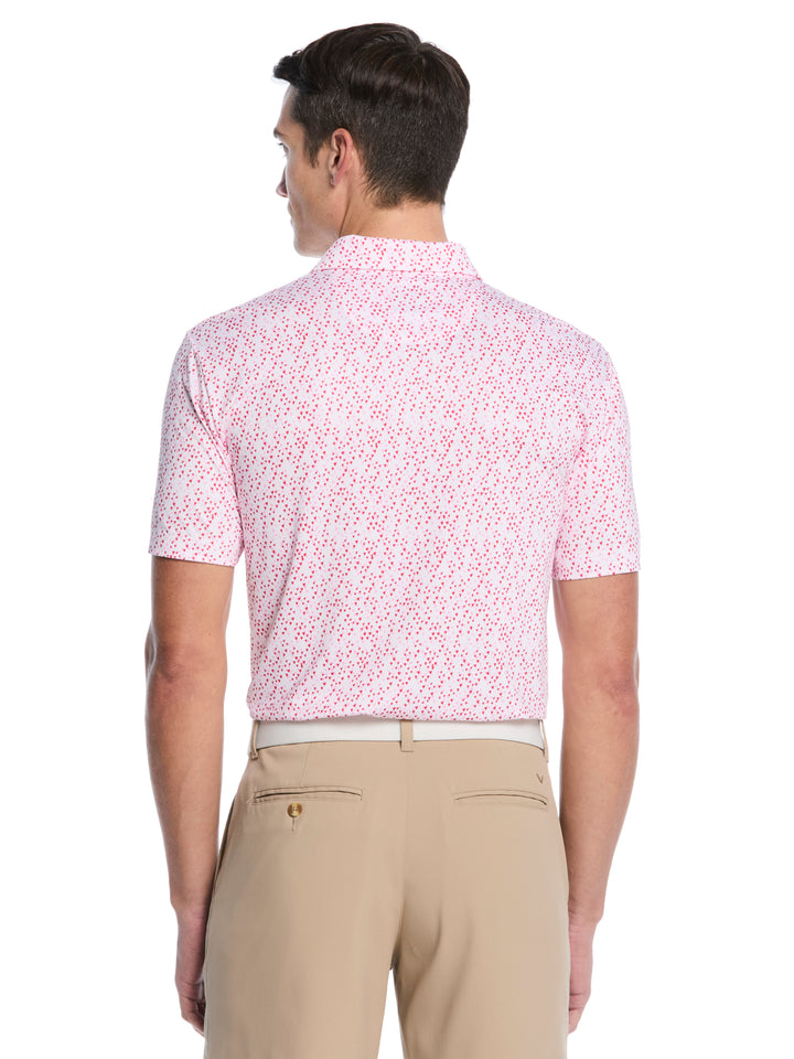 Mens Love Funfetti Print Polo-Polos-Callaway