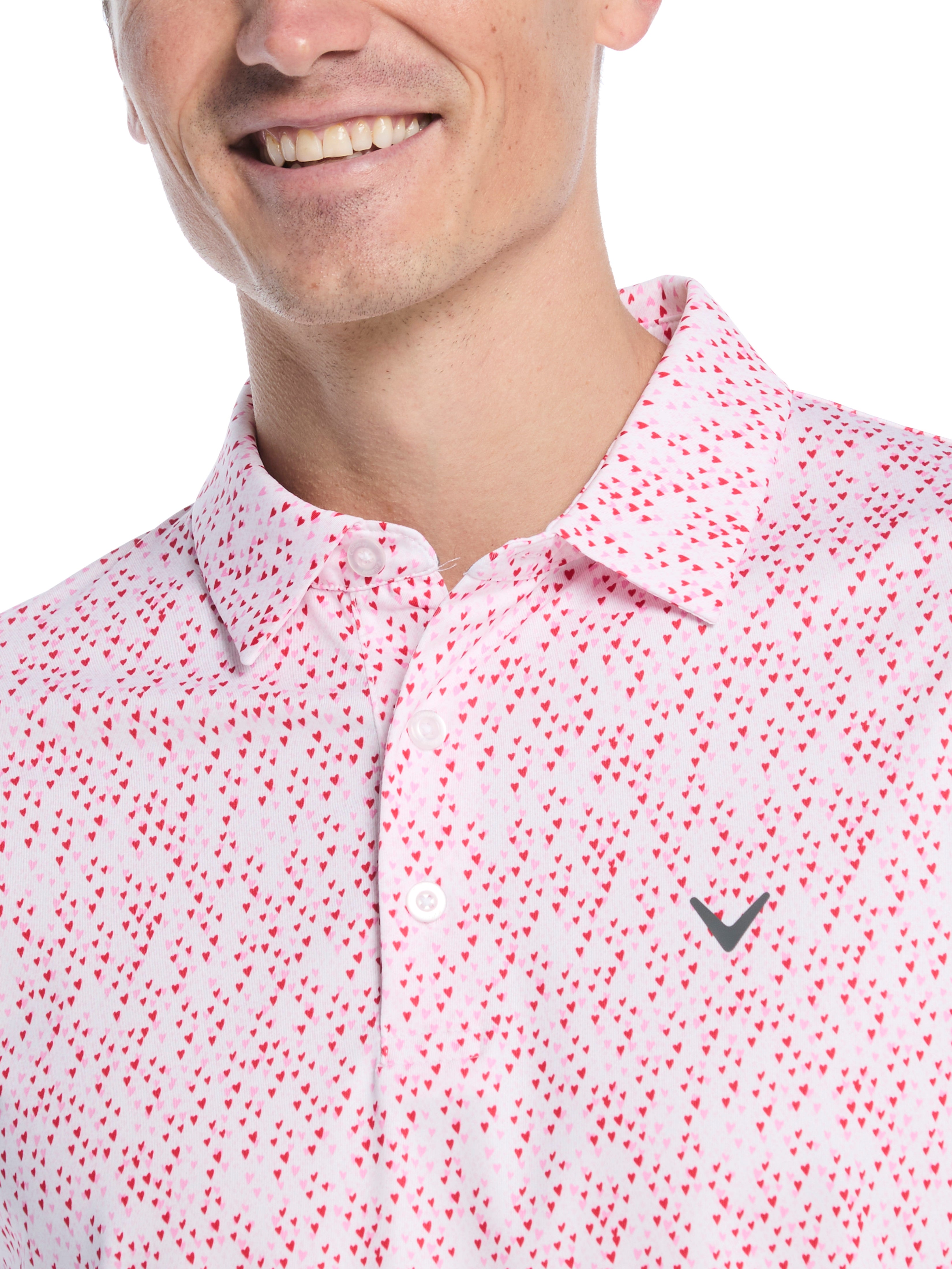 Mens Love Funfetti Print Polo – Callaway Apparel