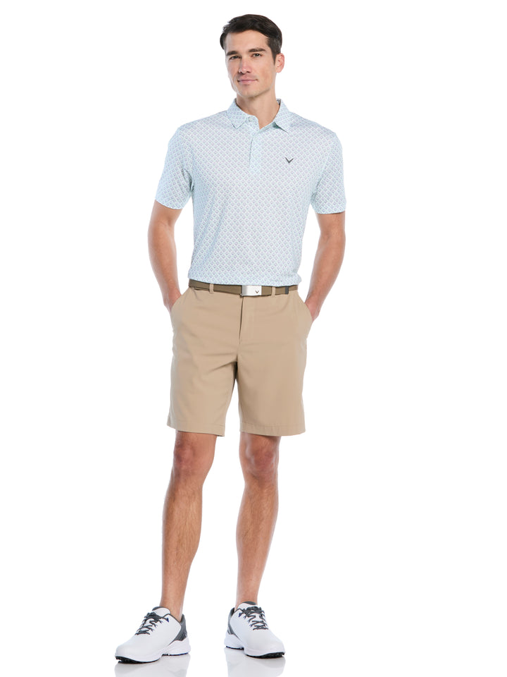 Mens Lucky Cards Print Polo-Polos-Callaway