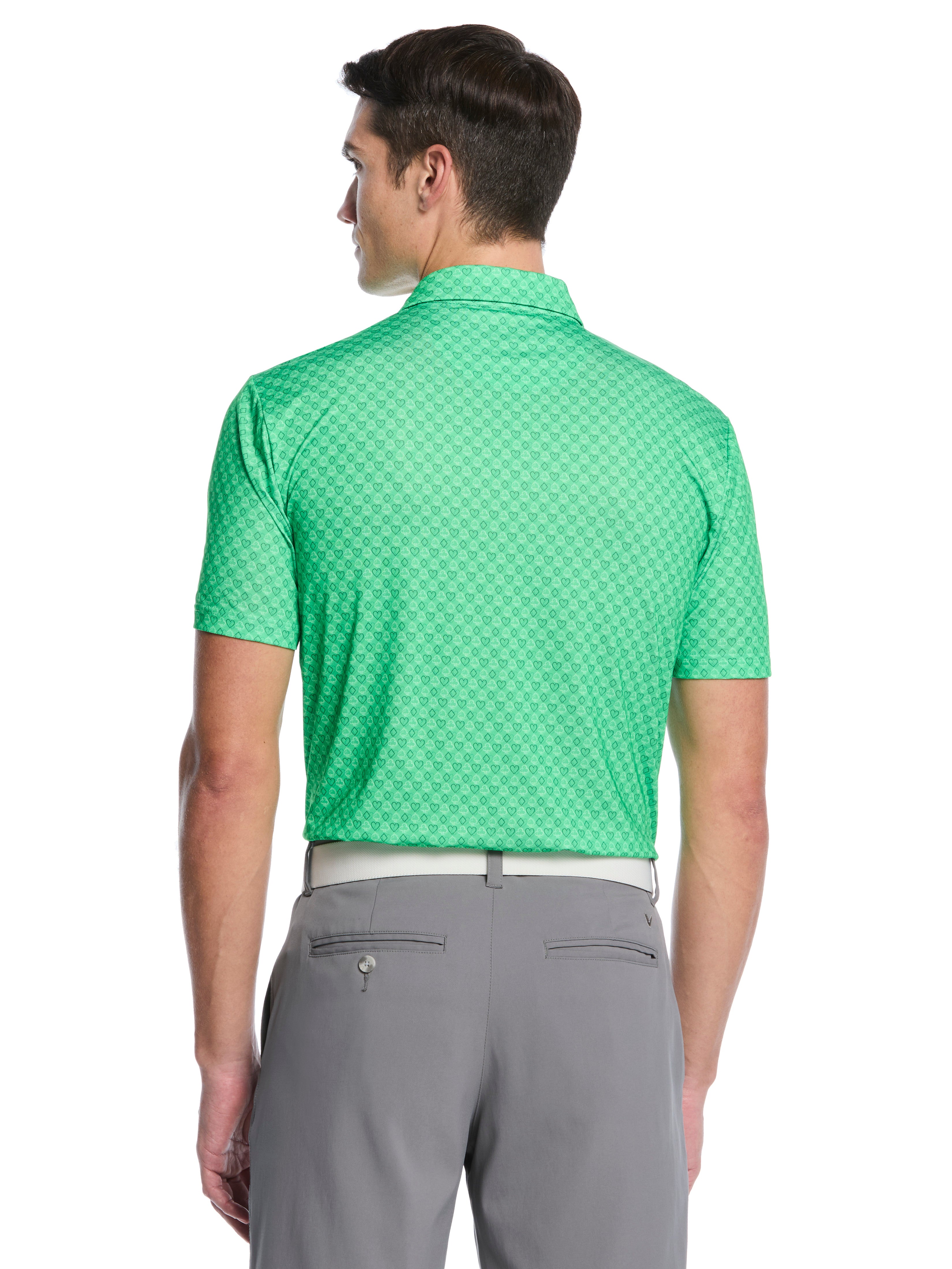 Mens Lucky Cards Print Polo – Callaway Apparel