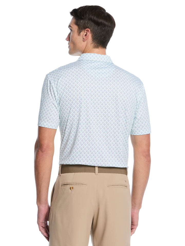 Mens Lucky Cards Print Polo-Polos-Callaway