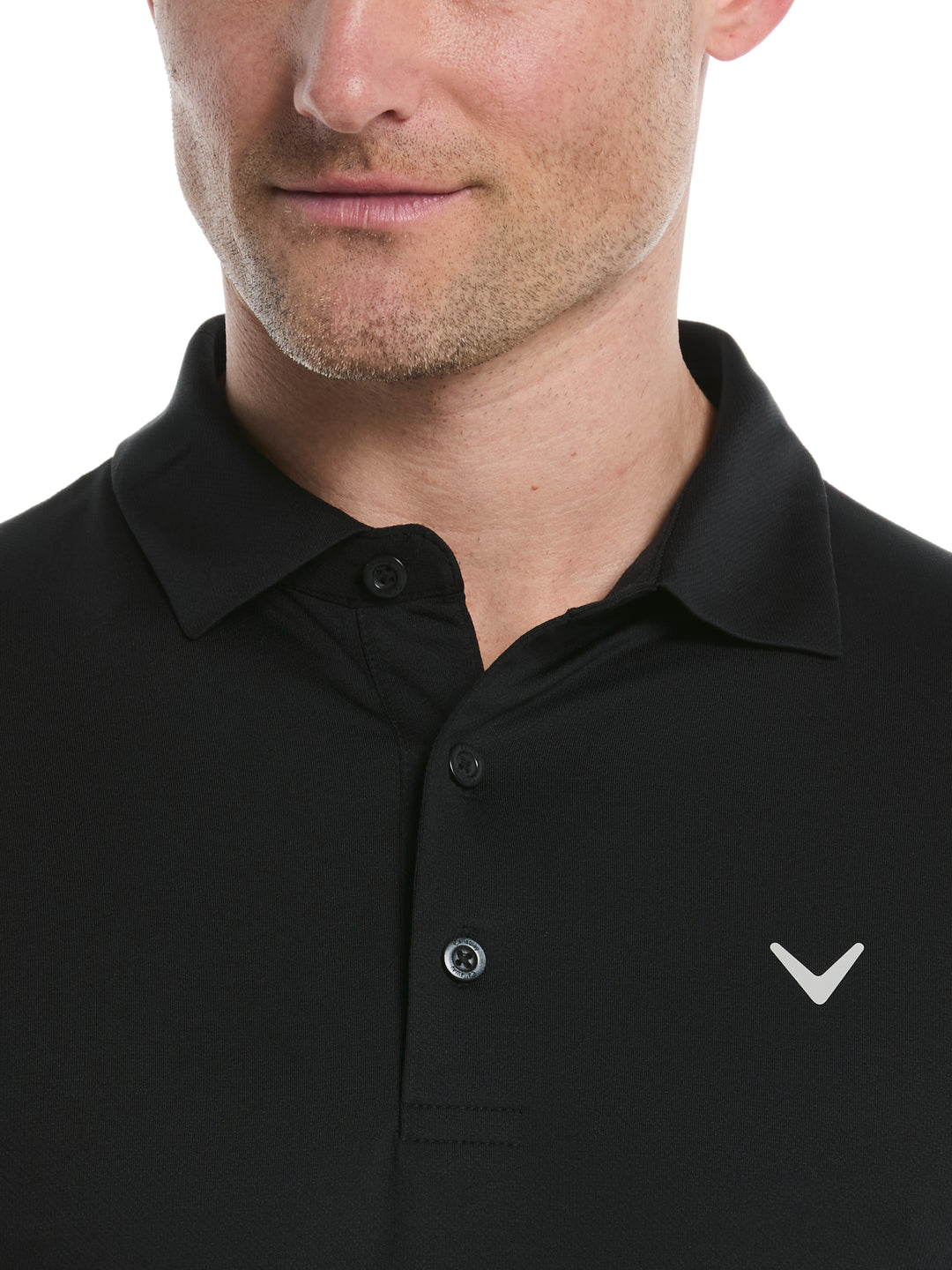 Mens Micro Hex Solid Color (Caviar) 