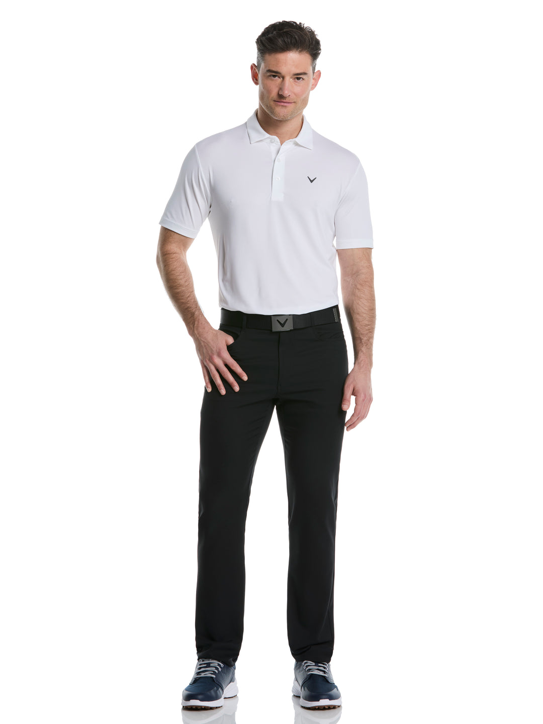 Mens Micro Hex Solid Color (Bright White) 