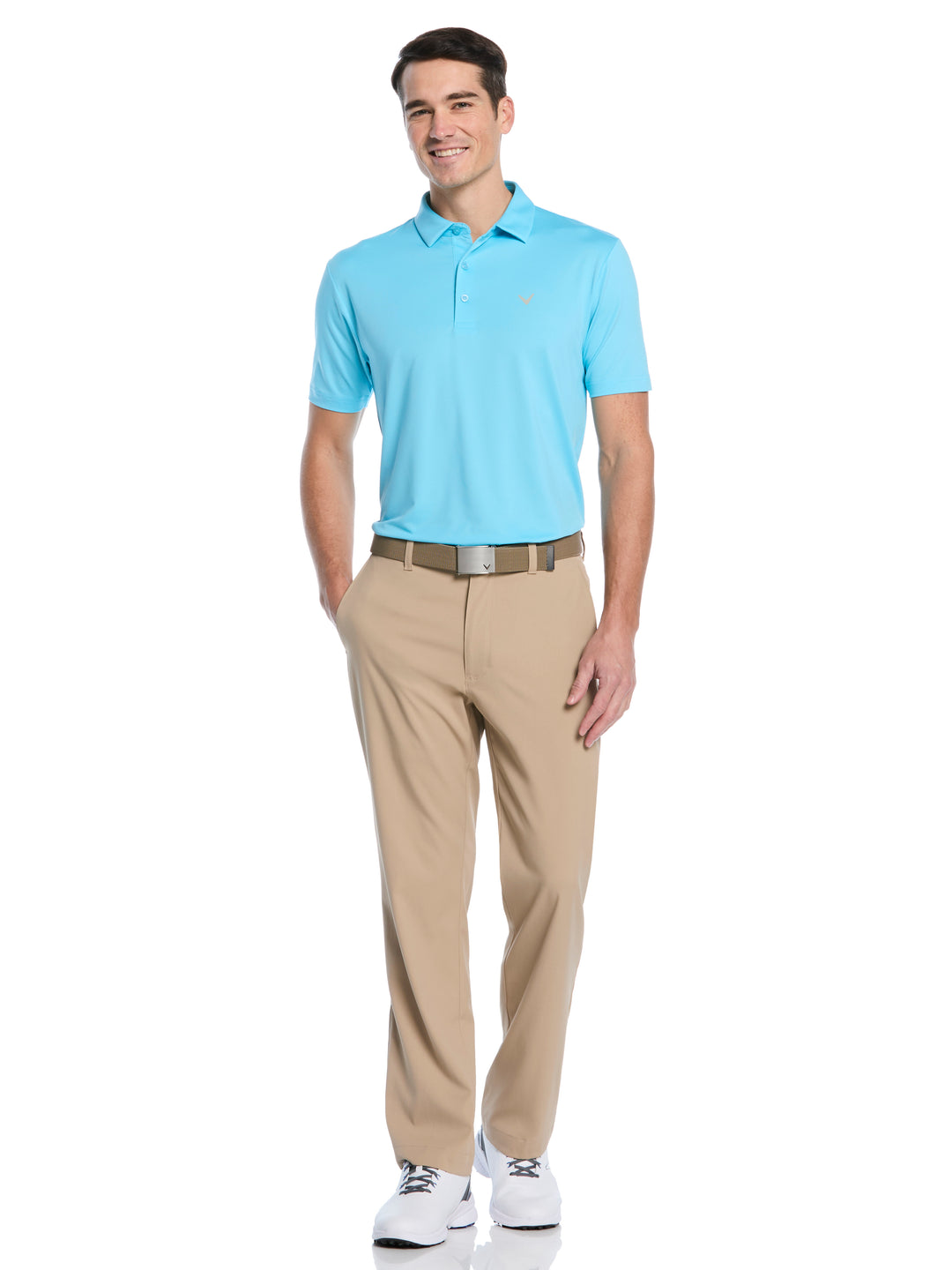 Mens Micro Hex Golf Polo Shirt-Polos-Callaway