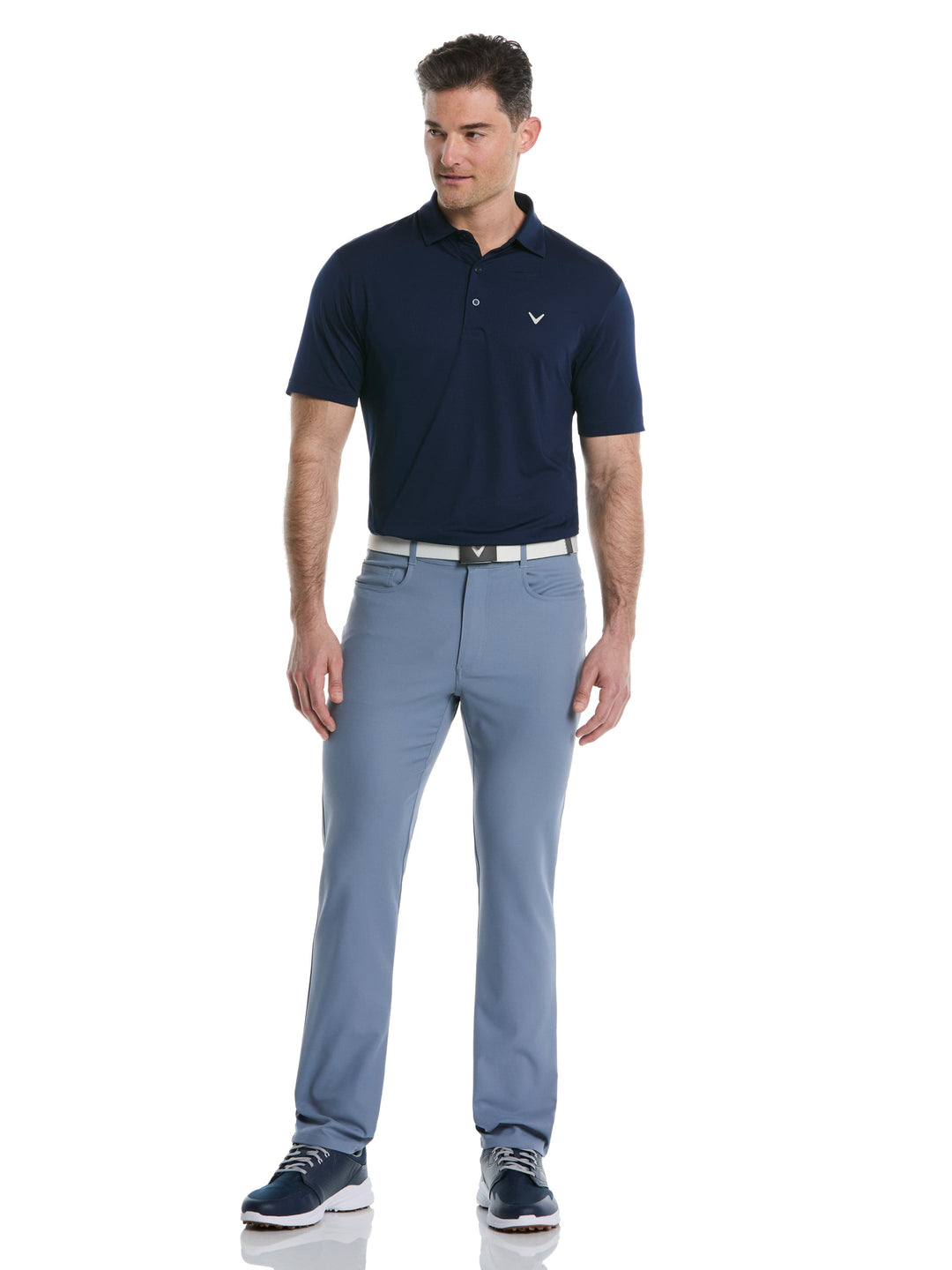 Mens Micro Hex Solid Color (Peacoat) 