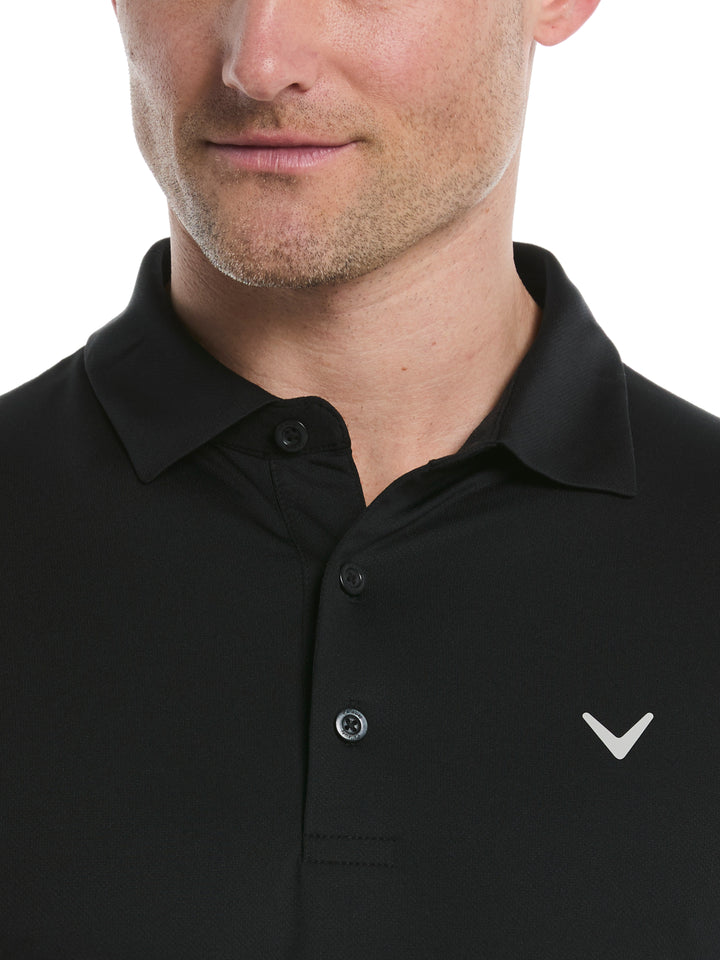 Mens Micro Hex Solid Color (Caviar) 