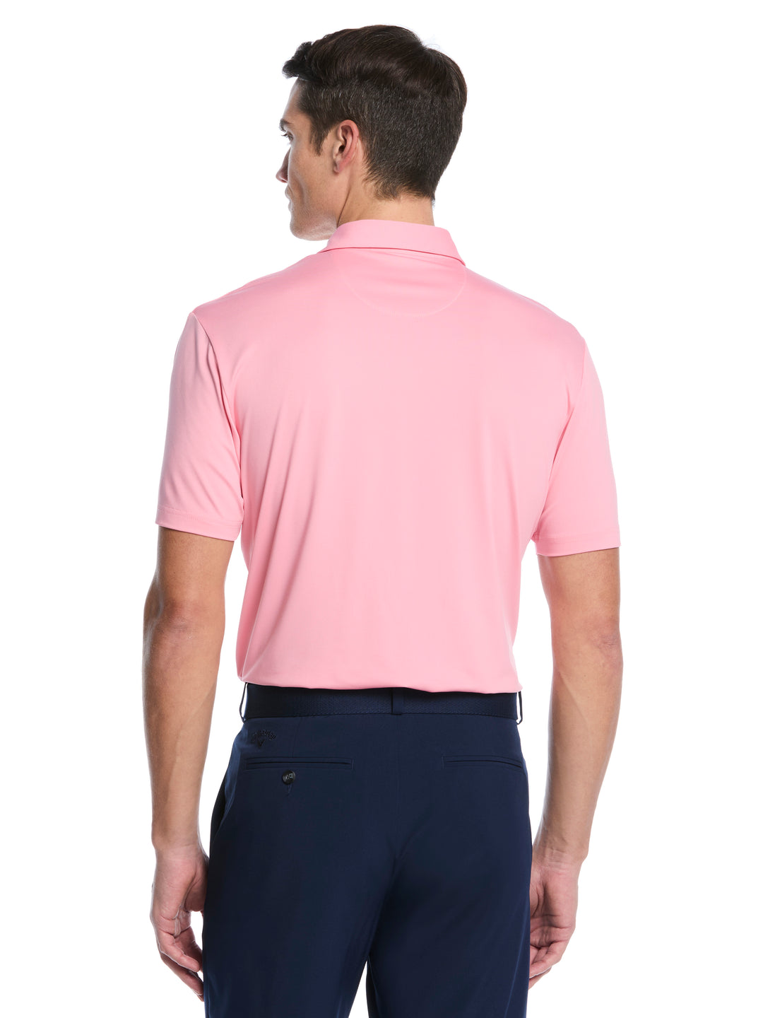 Micro Hex Golf Polo Shirt (Dianthus) 