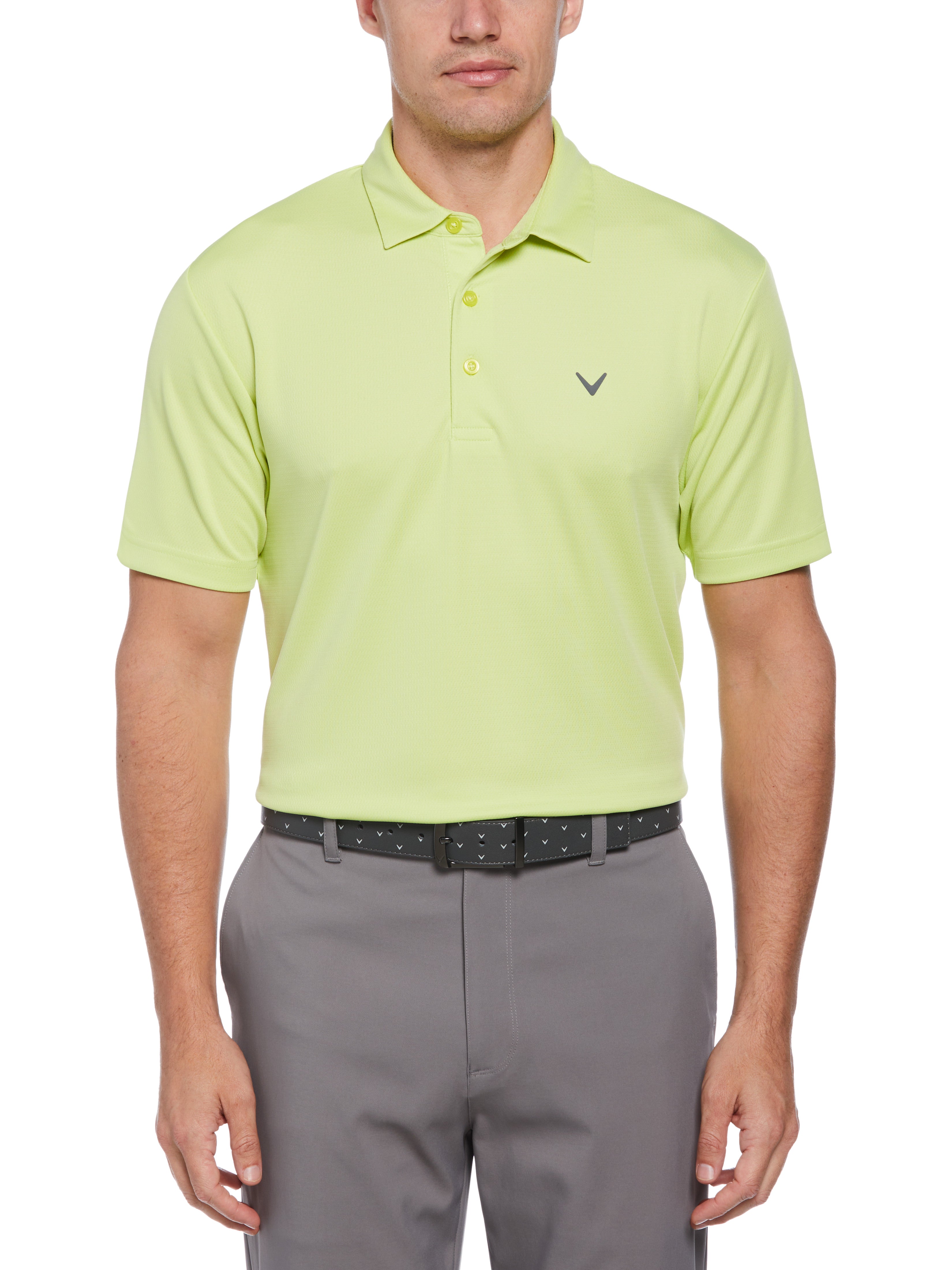 Mens Micro Texture Polo – Callaway Apparel