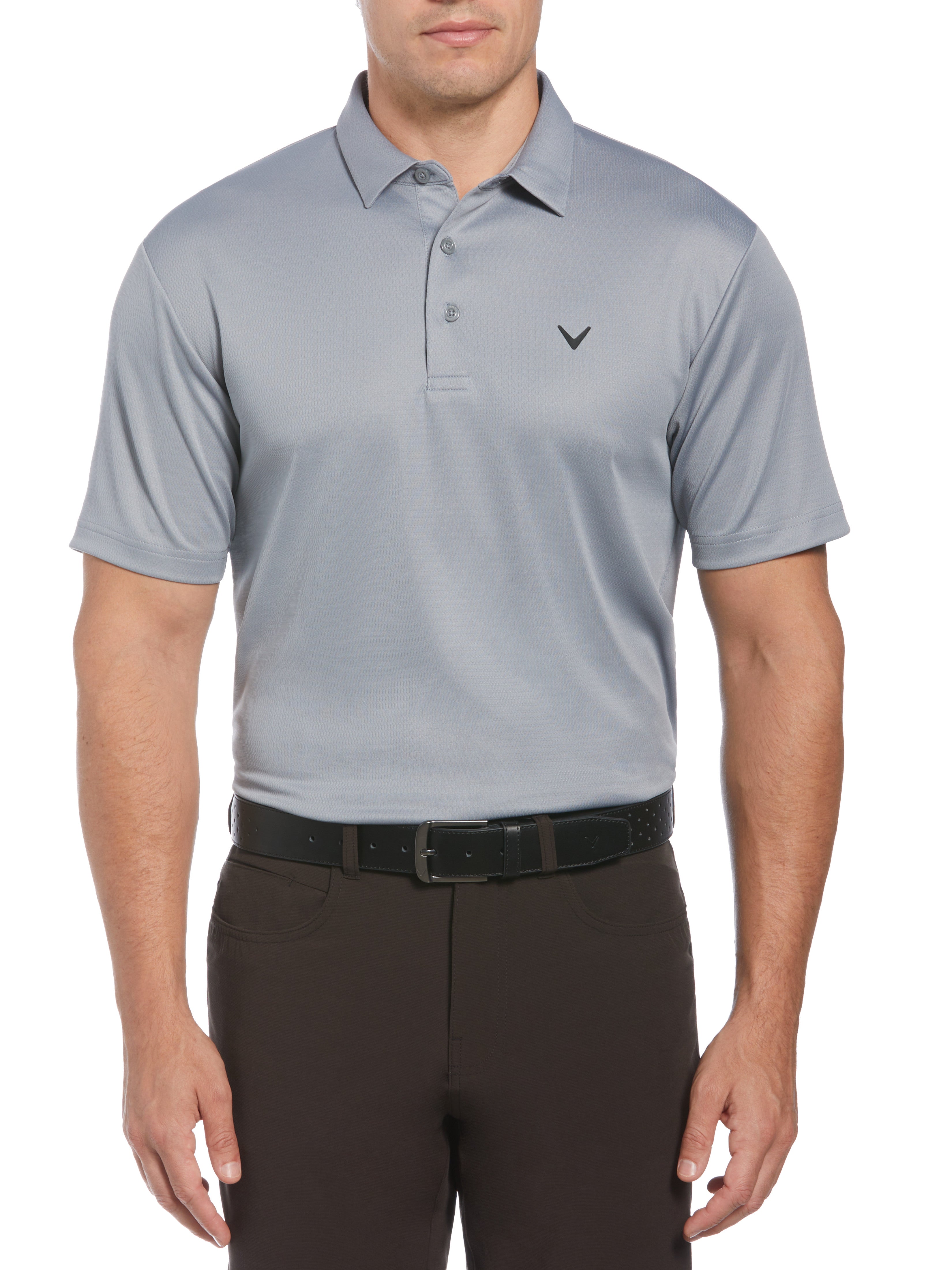 Mens Micro Texture Polo – Callaway Apparel