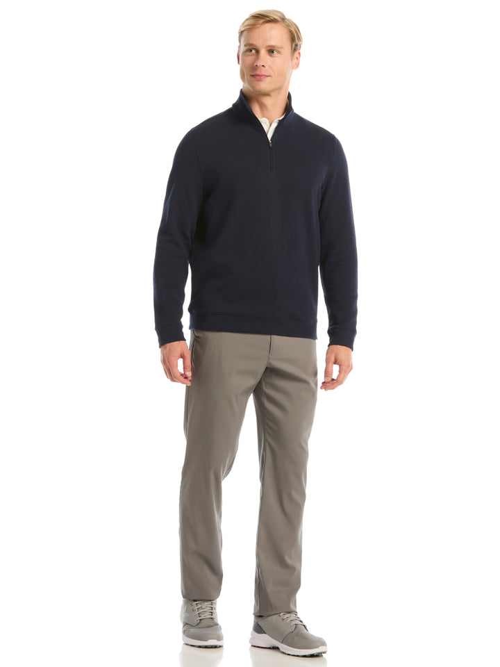 Mens Midweight Argyle Quarter Zip-Pullovers-Callaway