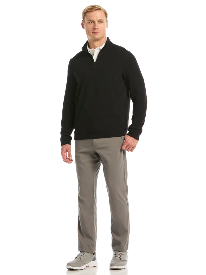 Mens Midweight Argyle Quarter Zip-Pullovers-Callaway