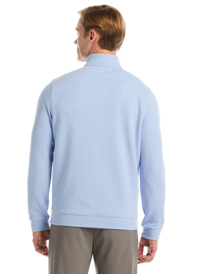 Mens Midweight Argyle Quarter Zip-Pullovers-Callaway