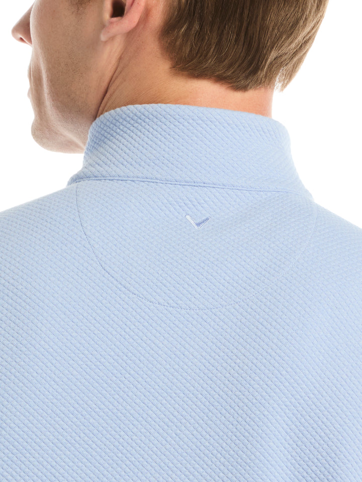 Mens Midweight Argyle Quarter Zip-Pullovers-Callaway