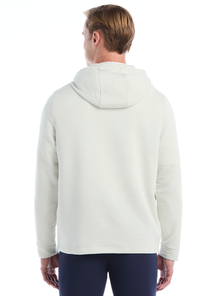 Men's Midweight Ottoman Golf Pullover Hoodie (White Onyx) 