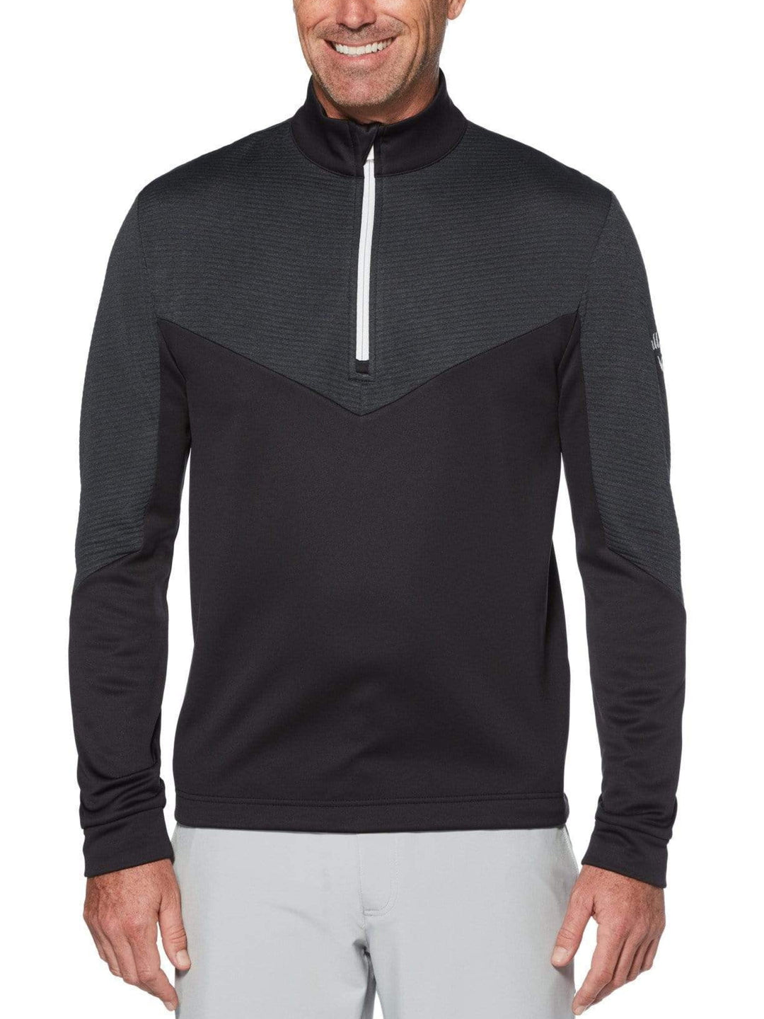 Mens Midweight 1/4 Zip Ottoman Pullover-Jackets-Callaway