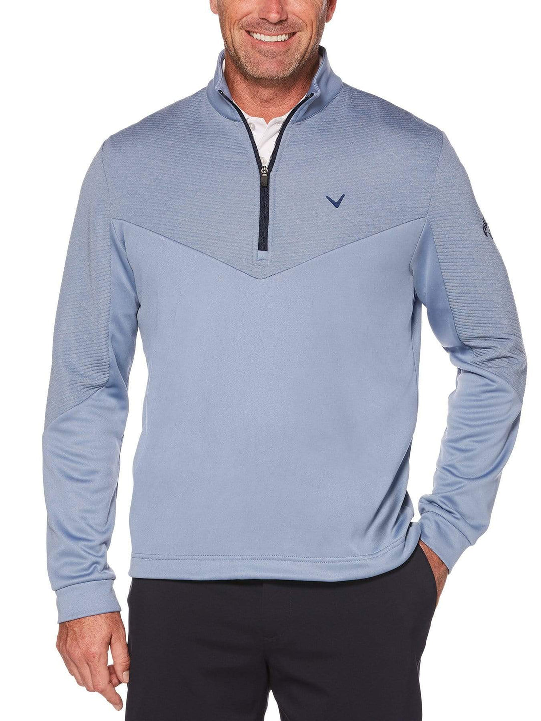 Mens Midweight 1/4 Zip Ottoman Pullover Jackets