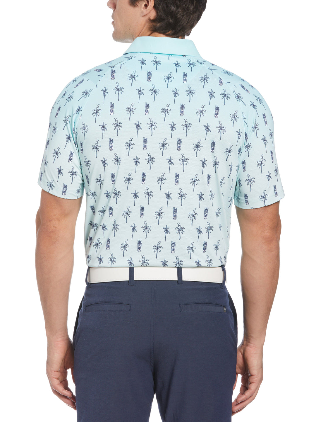 Mojito Ombre Print Golf Polo (Limpet Shell) 