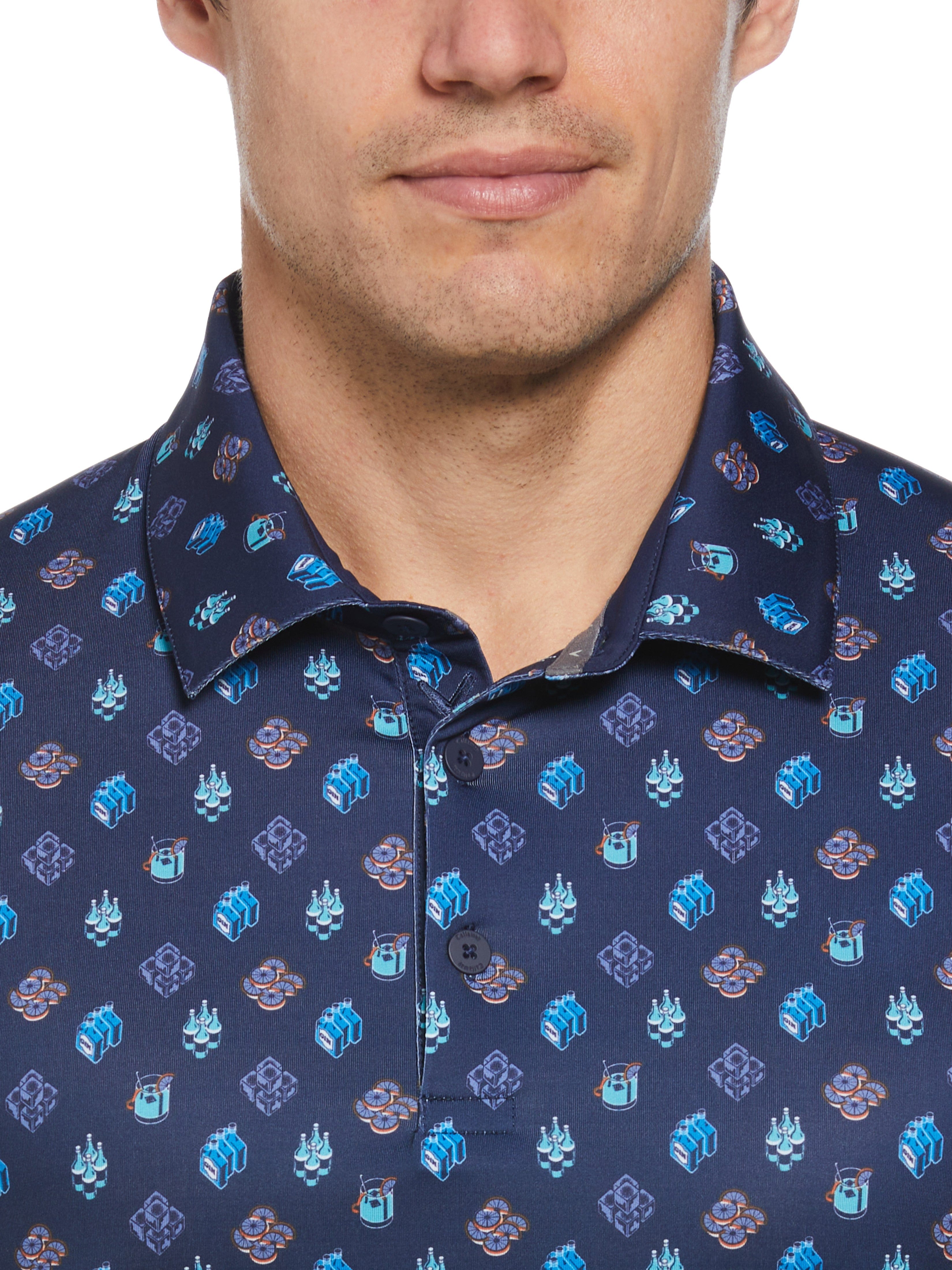 Mens Negroni Print Golf Polo – Callaway Apparel