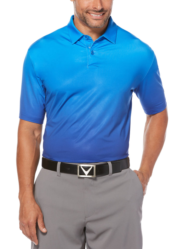 Mens Ombre Print Polo-Polos-Callaway