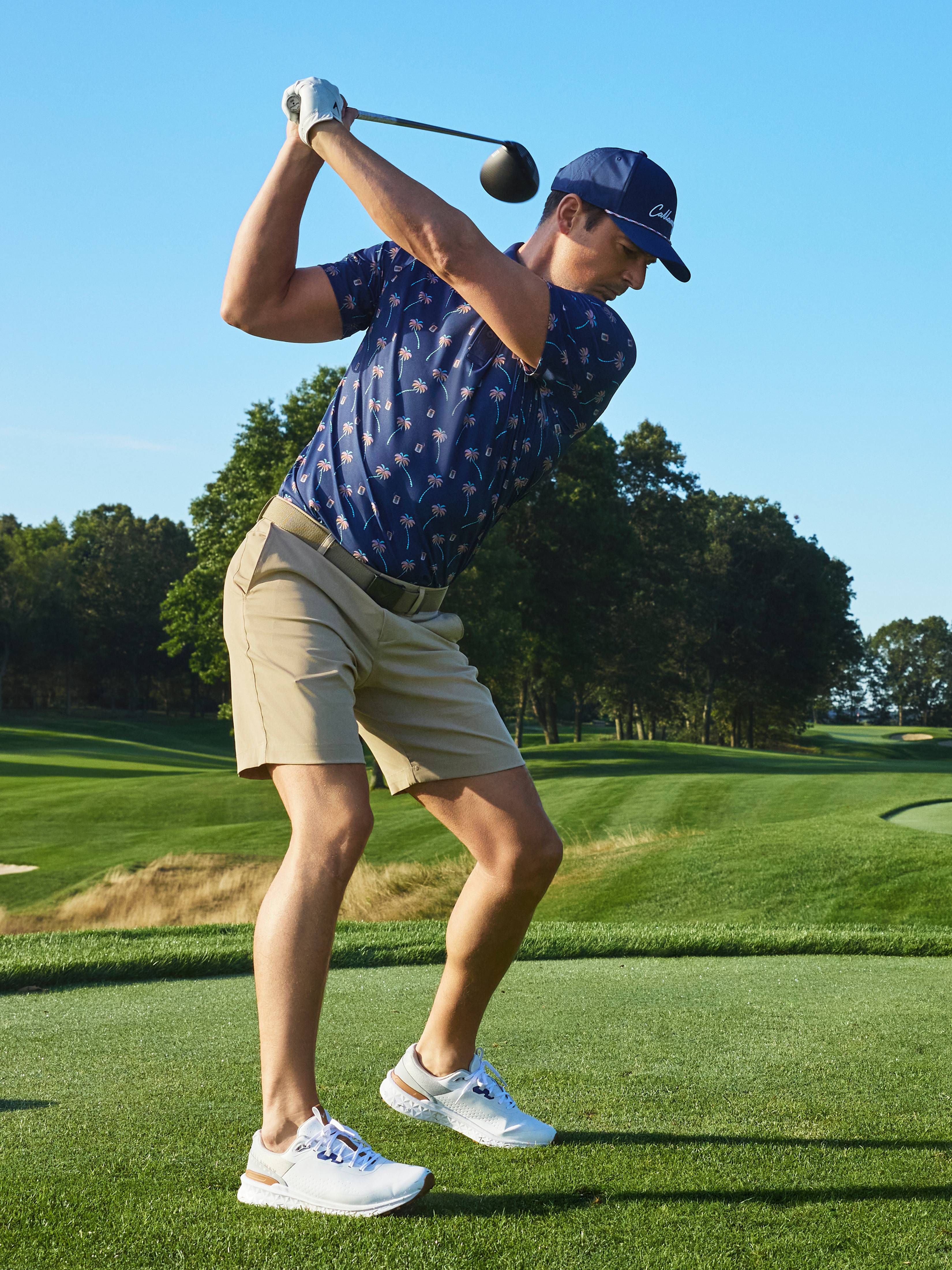 Mens Ombre Tropical Drink Print Golf Polo – Callaway Apparel